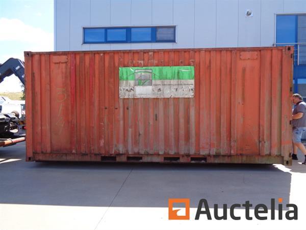 Grote foto zeecontainer 20 voet met optrekslede doe het zelf en verbouw containers