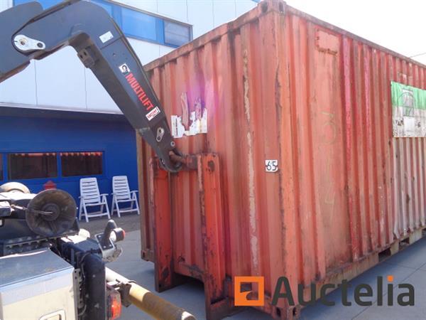 Grote foto zeecontainer 20 voet met optrekslede doe het zelf en verbouw containers