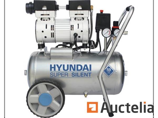 Grote foto compressor hyundai silent sac55752 8 bar doe het zelf en verbouw compressors