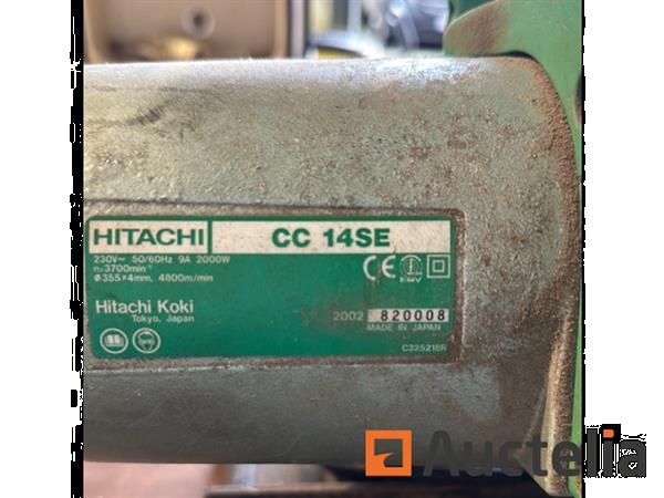 Grote foto zaagmachine hitachi afkortzaag cc14se doe het zelf en verbouw ijzerwaren en bevestigingsmiddelen