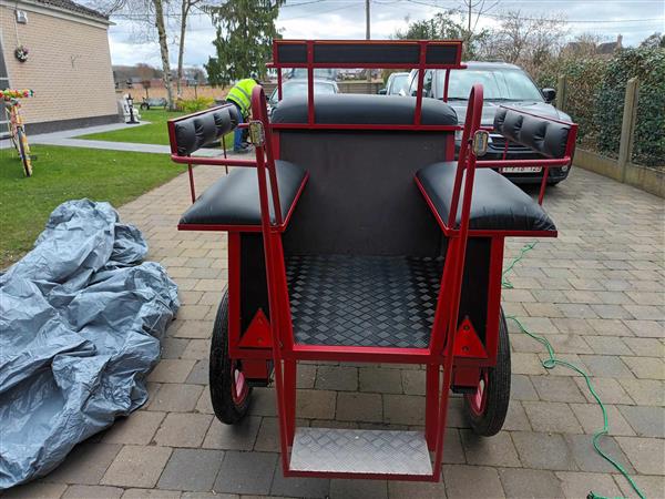 Grote foto koets voor nspan dieren en toebehoren rijtuigen en koetsen