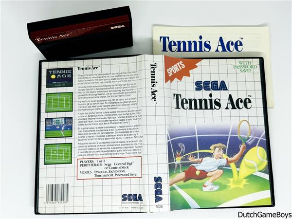 Grote foto sega master system tennis ace spelcomputers games overige games