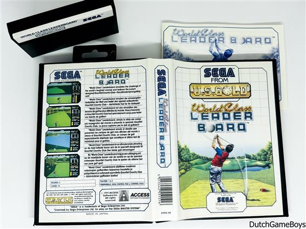 Grote foto sega master system world class leader board spelcomputers games overige games