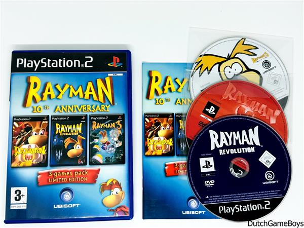 Grote foto playstation 2 ps2 rayman 10th anniversary spelcomputers games playstation 2