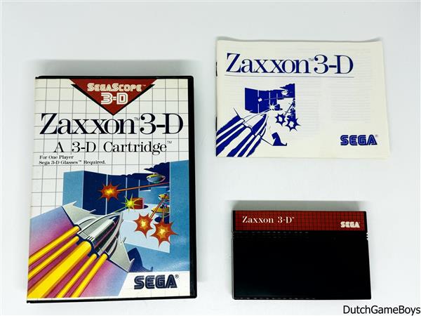 Grote foto sega master system zaxxon 3 d spelcomputers games overige games