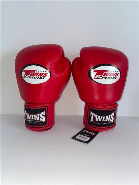 Grote foto twins bgvl3 red 12oz bokshandschoenen sport en fitness vechtsporten en zelfverdediging