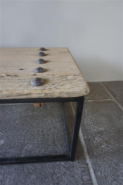 Grote foto salontafel india oud hout h38 5 x b86 x d50 cm huis en inrichting woningdecoratie