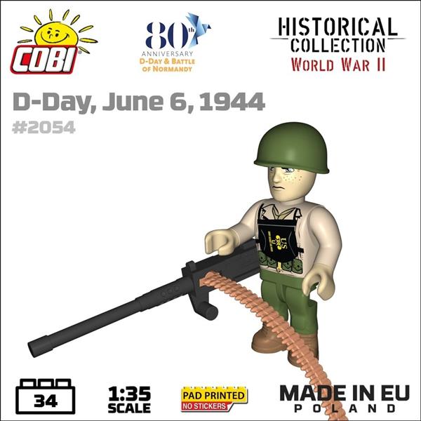 Grote foto cobi 2054 3 figuren d day 1944 kinderen en baby overige