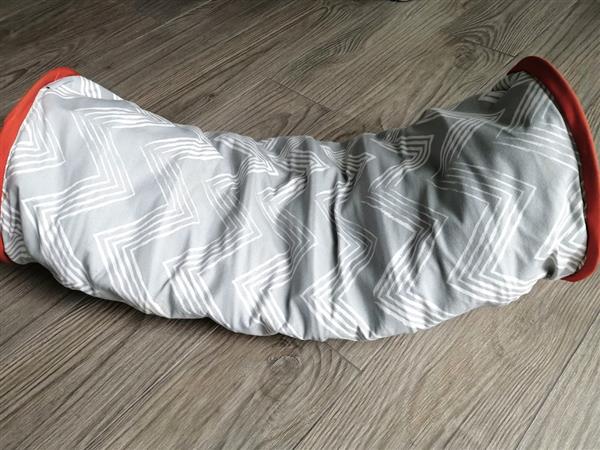 Grote foto beeztees crupa katten tunnel grijs dieren en toebehoren katten accessoires