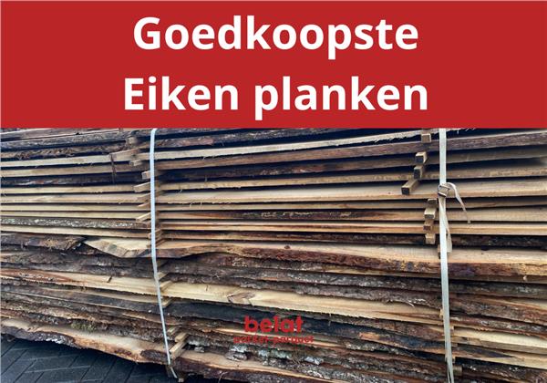 Grote foto eiken boomkant d class planken doe het zelf en verbouw hout en planken