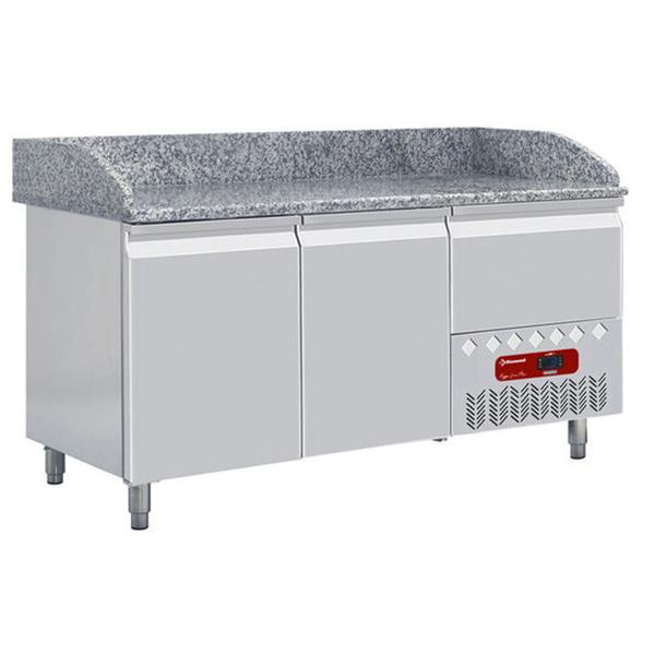 Grote foto frigotafel 2 deuren 600x400 mm en 1 neutrale laden 4x bakken 600x400 diamond tp23 p9 diversen overige diversen