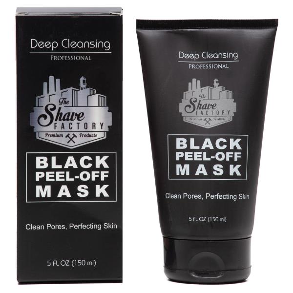 Grote foto the shave factory black peel off mask 150ml kleding dames sieraden