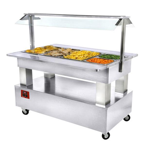 Grote foto warm buffet bain marie 4x gn 1 1 150 wit hout diamond bbm 4n a1 diversen overige diversen