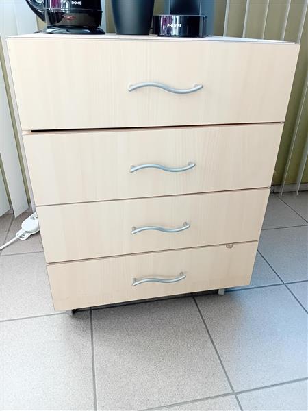 Grote foto houten hoekbureau ladekast aanpassing zakelijke goederen kantoormeubilair en inrichting