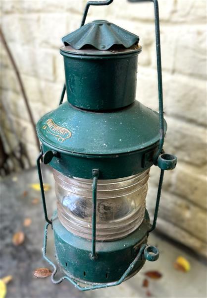 Grote foto antieke maritieme scheepslamp ankerlicht rotterdam antiek en kunst curiosa en brocante