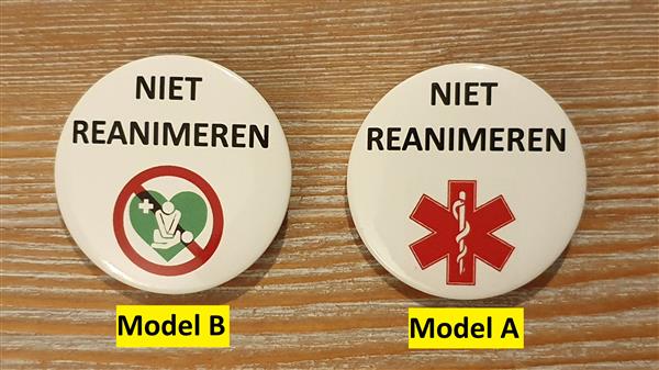 Grote foto niet reanimeren penning dnr cbt code 1 sieraden tassen en uiterlijk bedels en hangers