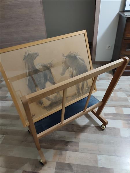 Grote foto schilderij kribbe presentatie hobby en vrije tijd schilderen
