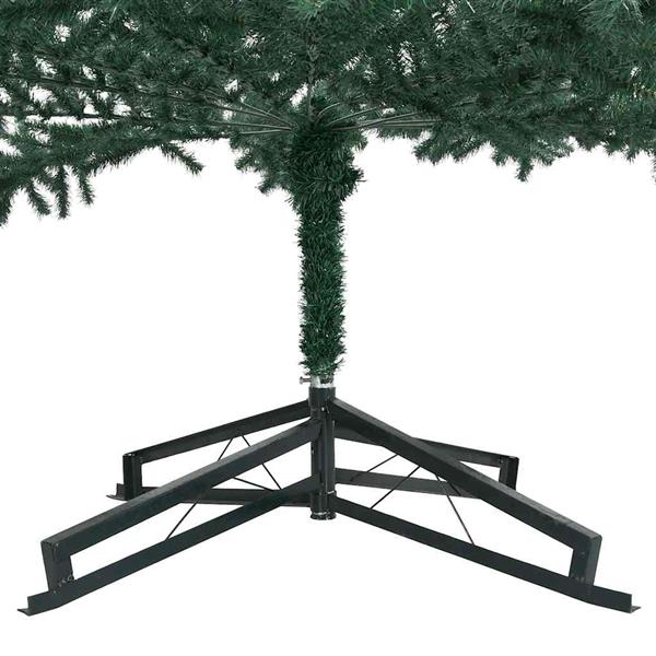 Grote foto vidaxl kunstkerstboom met standaard 500 cm pvc groen diversen overige diversen