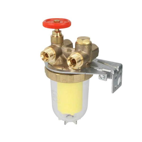Grote foto stookoliefilter oventrop oilpur met retourvoeding dn10 3 8 doe het zelf en verbouw sanitair