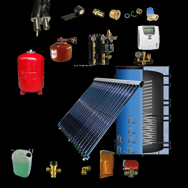 Grote foto cv verwarming en tapwater zonneboiler 400l prisma pro 18 met hygi ne boiler 5 meter dn16 dubbel h doe het zelf en verbouw geisers en boilers