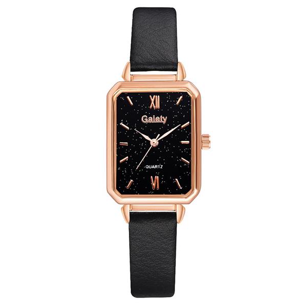 Grote foto luxe vierkant horloge voor dames armband met quartz wijzerplaat mesh kleding dames horloges