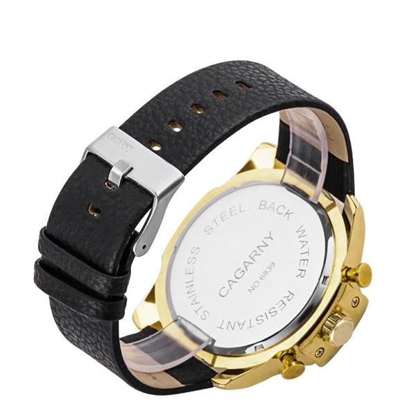 Grote foto vintage militair horloge voor heren lederen horlogeband quartz horloge kleding dames horloges