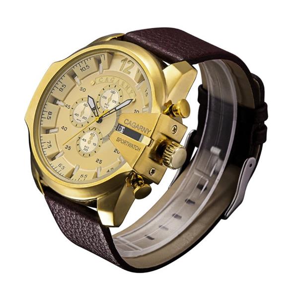 Grote foto vintage militair horloge voor heren lederen horlogeband quartz horloge kleding dames horloges