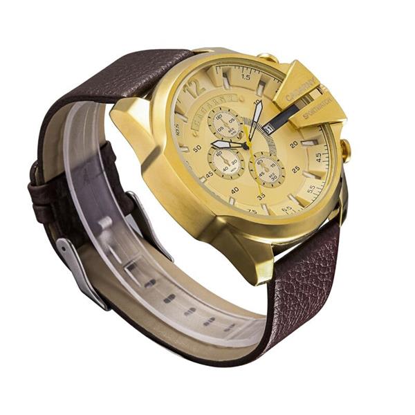 Grote foto vintage militair horloge voor heren lederen horlogeband quartz horloge kleding dames horloges