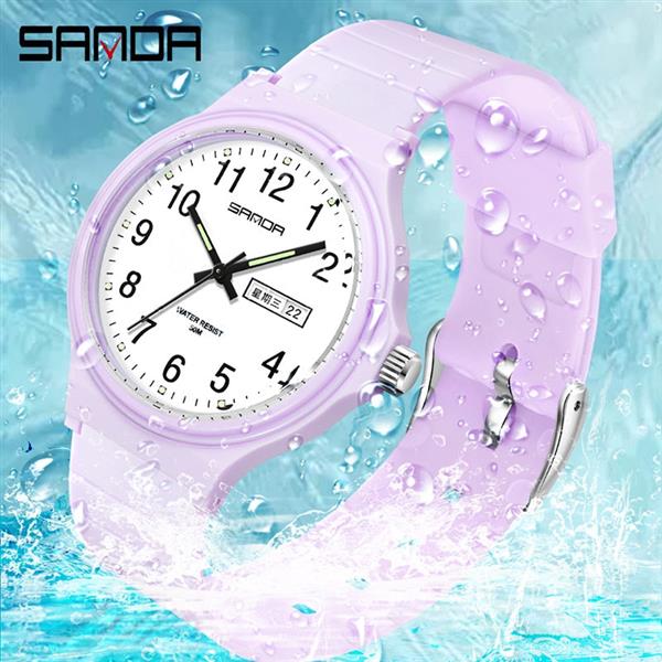 Grote foto minimal wristwatch for women calendar watch waterproof luminous clock ladies kleding dames horloges