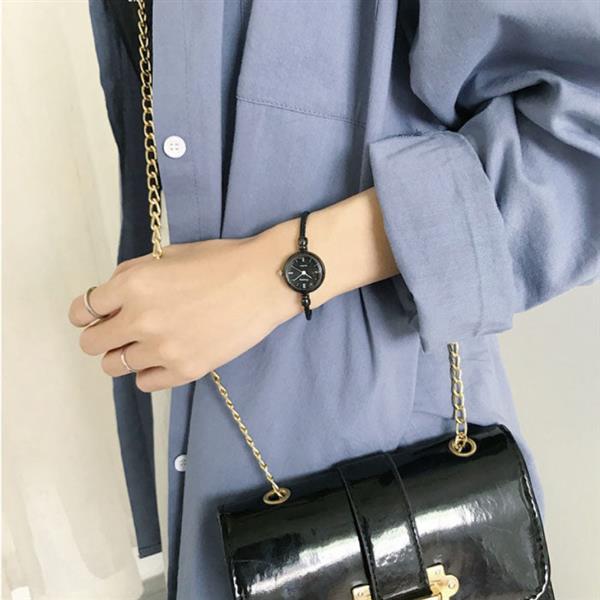 Grote foto exquisite vintage retro watch for women elegant fashion wristwatch stainless steel kleding dames horloges
