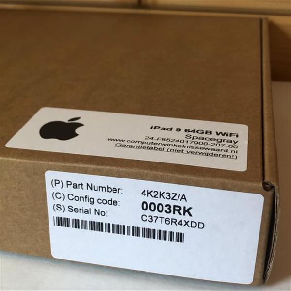 Grote foto magazijn opruiming apple ipad 9 space 64gb model 2021 wifi 4g garantie op op telecommunicatie ipad