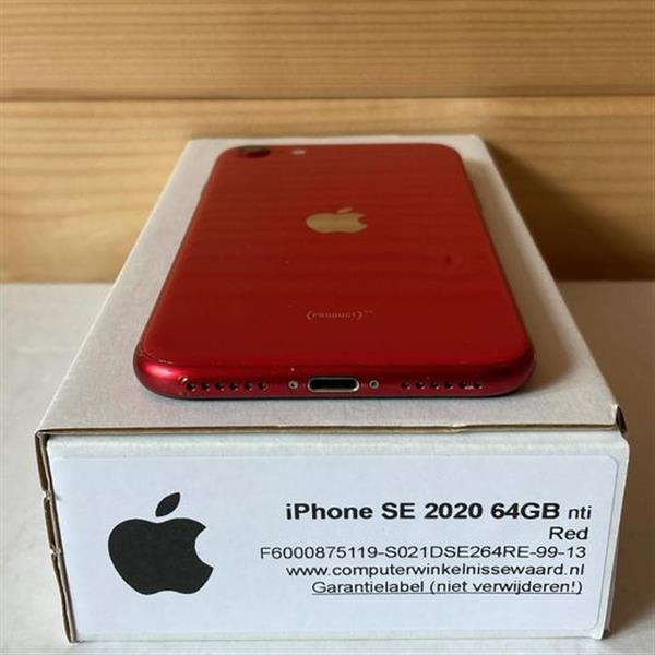 Grote foto nieuwstaat apple iphone se model 2020 64gb red 4.7 12 maanden garantie telecommunicatie apple iphone