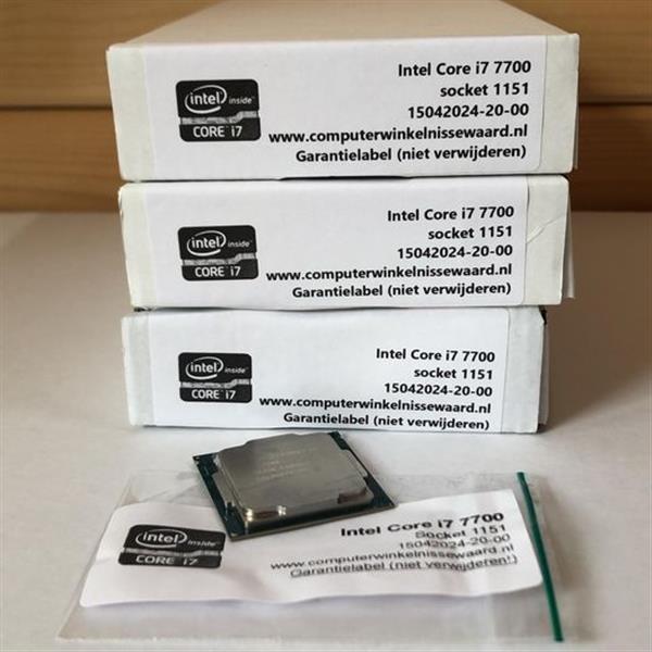 Grote foto magazijn opruiming intel processor i7 7700 3 2ghz turbo 4 2 socket 1151 garantie computers en software overige computers en software