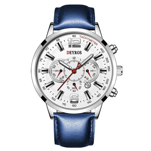 Grote foto roestvrijstalen sporthorloge voor heren quartz horloge kalender lichtgevende klok staal kleding dames horloges