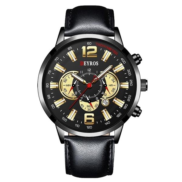 Grote foto roestvrijstalen sporthorloge voor heren quartz horloge kalender lichtgevende klok staal kleding dames horloges
