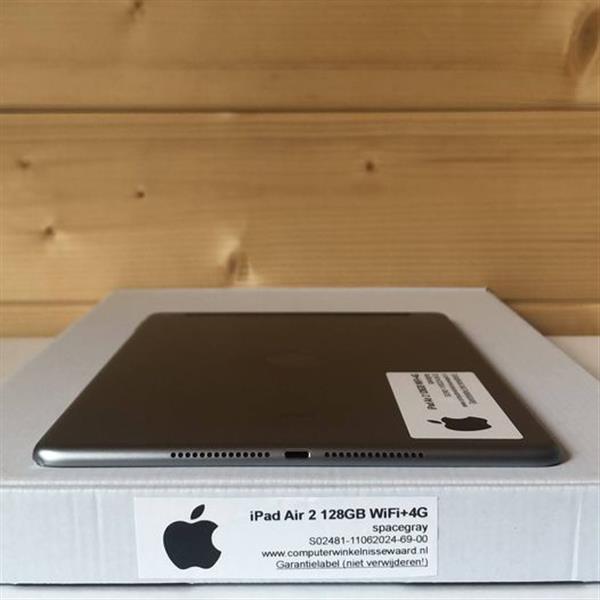 Grote foto magazijn opruiming apple ipad air 2 128gb model 2016 wifi 4g zwart garantie telecommunicatie ipad