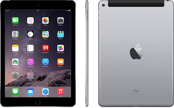 Grote foto nieuwstaat apple ipad air 2 128gb wifi 4g zwart 12 maanden garantie telecommunicatie ipad