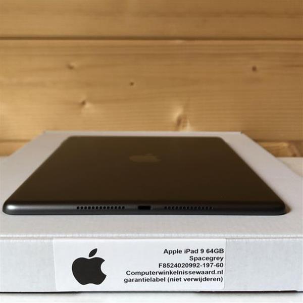 Grote foto nieuwstaat apple ipad 9 model 2021 zwart 64gb wifi 4g 12 maanden garantie telecommunicatie ipad