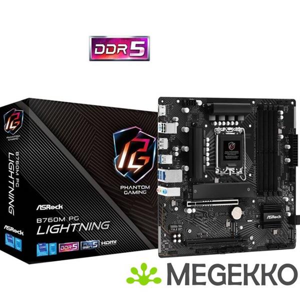 Grote foto asrock b760m pg lightning computers en software moederborden