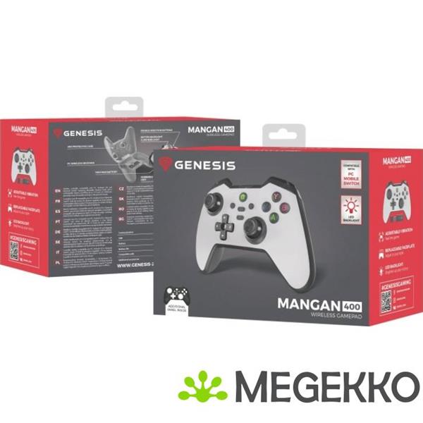 Grote foto genesis njg 2101 mangan 400 game controller in zwart wit computers en software overige computers en software