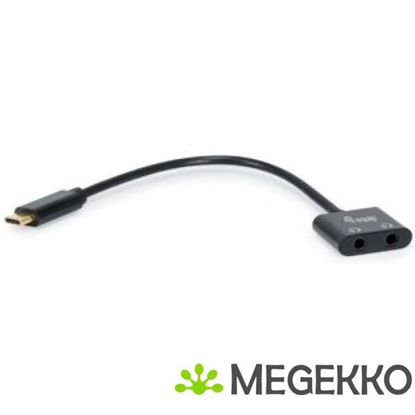 Grote foto equip 133469 audio kabel 0 15 m usb c 2 x 3.5mm zwart computers en software overige computers en software