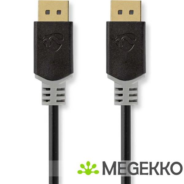 Grote foto displayport kabel displayport male displayport male 8k 60hz verguld 2.00 m rond pvc computers en software overige computers en software