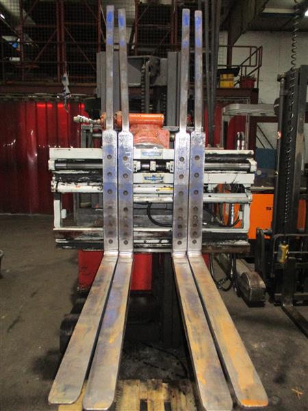 Grote foto cacsade vorkenversteller dubbel agrarisch heftrucks