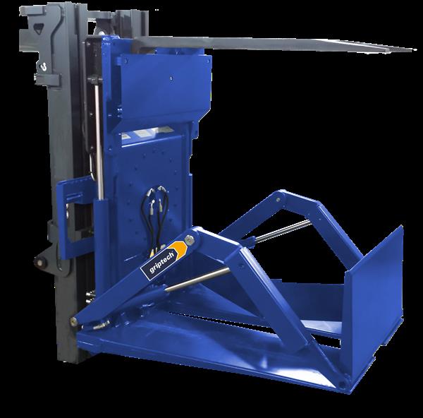 Grote foto griptech palletkeerder met afduwer agrarisch heftrucks