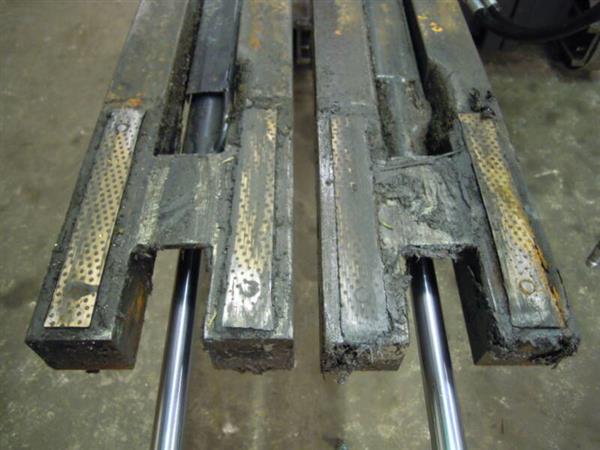 Grote foto schuifvorken reachforks 1350 2350 mm agrarisch heftrucks