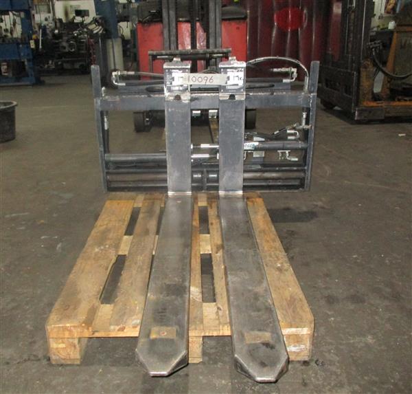 Grote foto griptech vorkversteller met schuifvorken agrarisch heftrucks