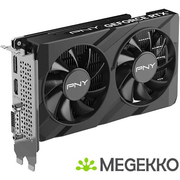 Grote foto pny geforce rtx 3050 verto 6gb gddr6 computers en software videokaarten