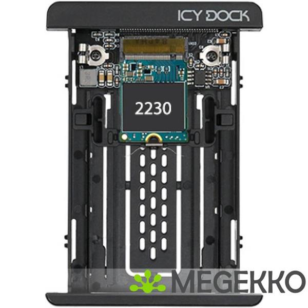 Grote foto icy box mb705m2p b m.2 pcie to 2 5 u.2 adapter computers en software behuizingen en kasten