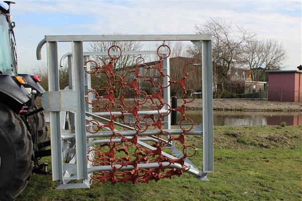 Grote foto kraffter weidesleep 4rijen 3m 6m manueel opklapbaar agrarisch mechanisatie