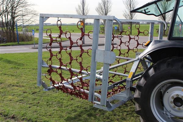 Grote foto kraffter weidesleep 4rijen 3m 6m manueel opklapbaar agrarisch mechanisatie
